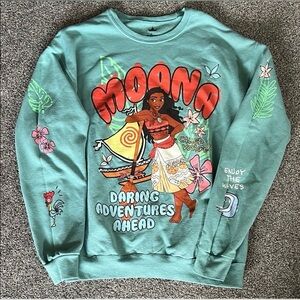 Disney Moana Teal Sweatshirt